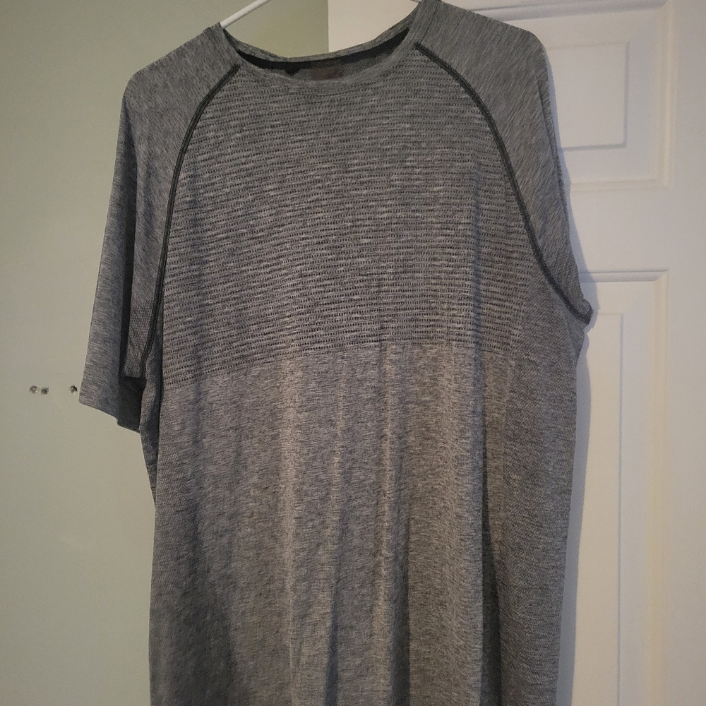 Second Skin Mens Dri Fit Shirt Grey Xl